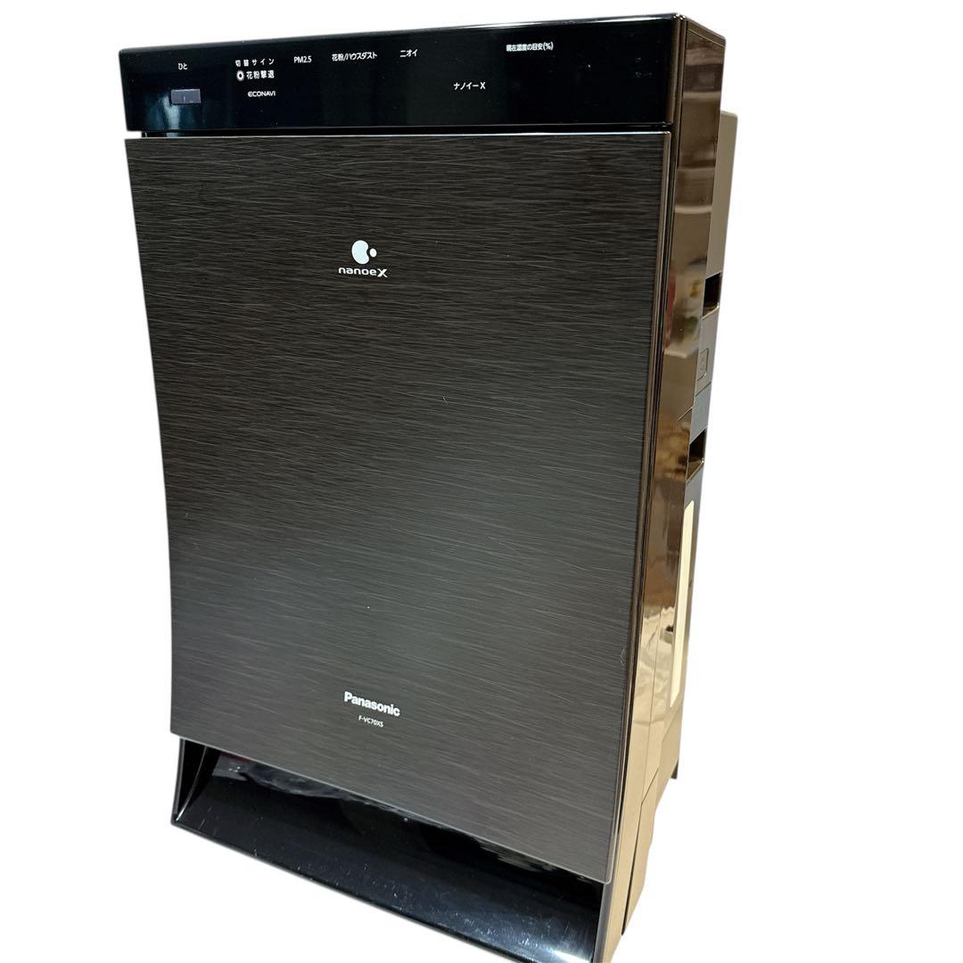 Panasonic パナソニック　加湿空気清浄機　F-VC70XS 木目調