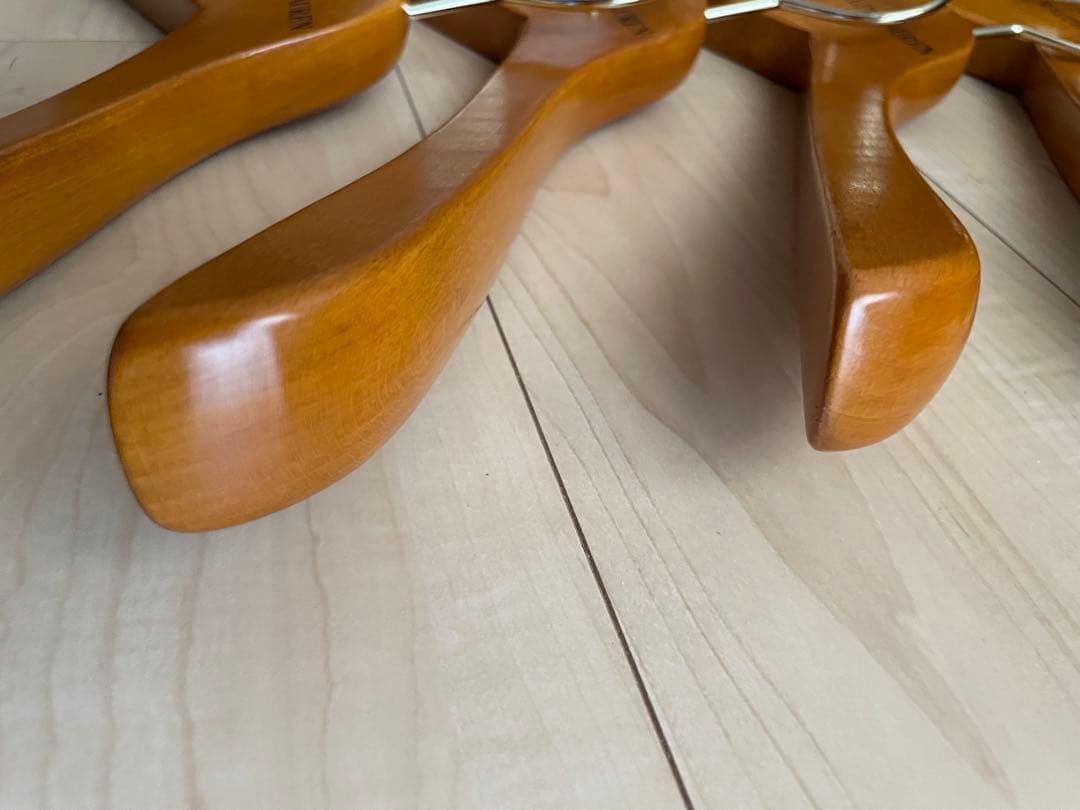 【非売品】ラルフローレン　木製ハンガー　4本セット　レディース　Jr. キッズ