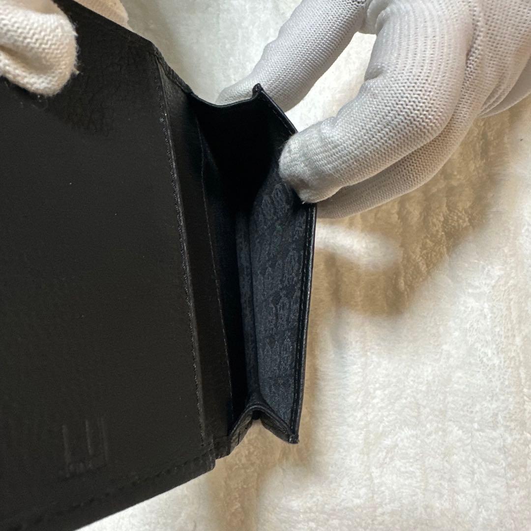 【新品】dunhill（ダンヒル） レザーカードケース ブラック 名刺入
