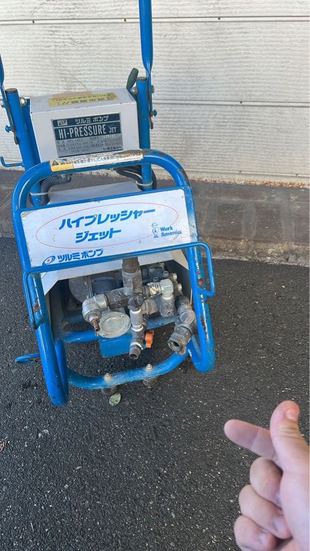 KN2 ★ツルミポンプ　HPJ-140-1 高圧洗浄機 60Hz セット
