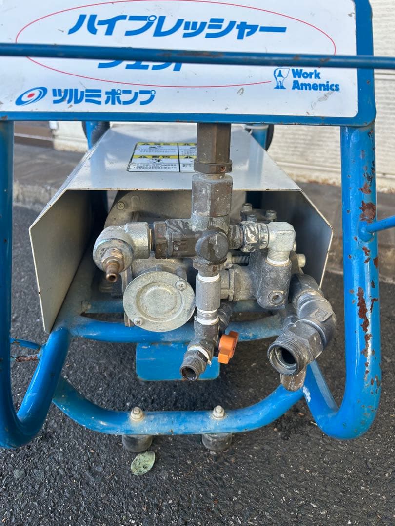 KN2 ★ツルミポンプ　HPJ-140-1 高圧洗浄機 60Hz セット