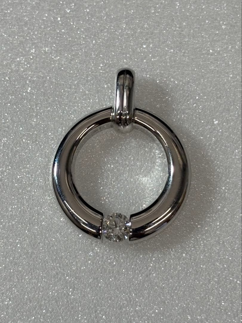 【PT900 /ネックレストップ 】 ダイヤモンド 0.206ct