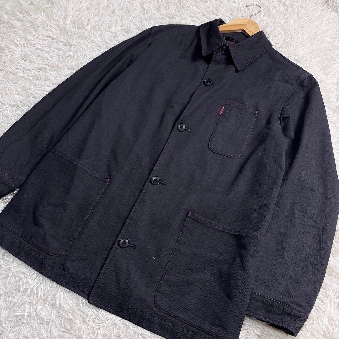 バーバリー カバーオール ジャケット デニム調 ノバチェック
