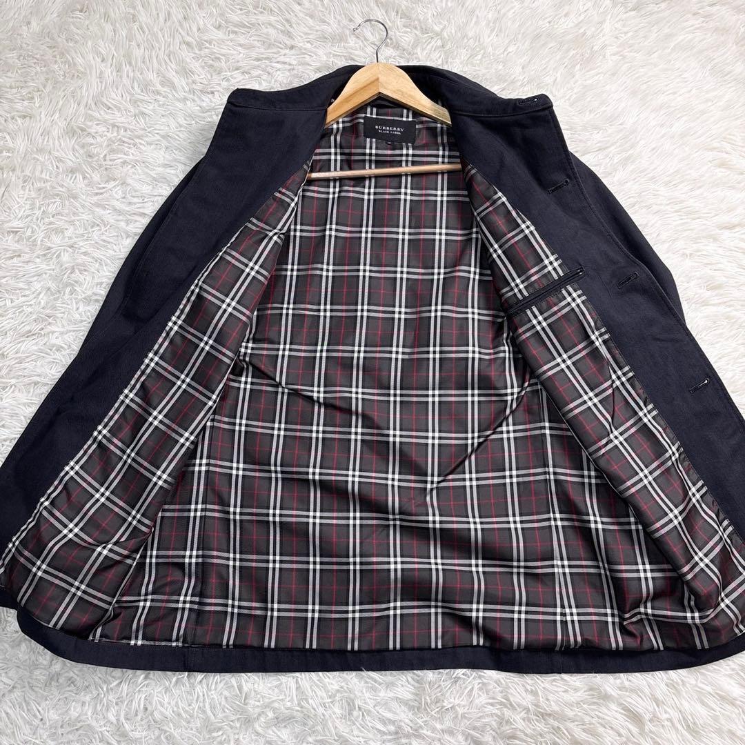 バーバリー カバーオール ジャケット デニム調 ノバチェック