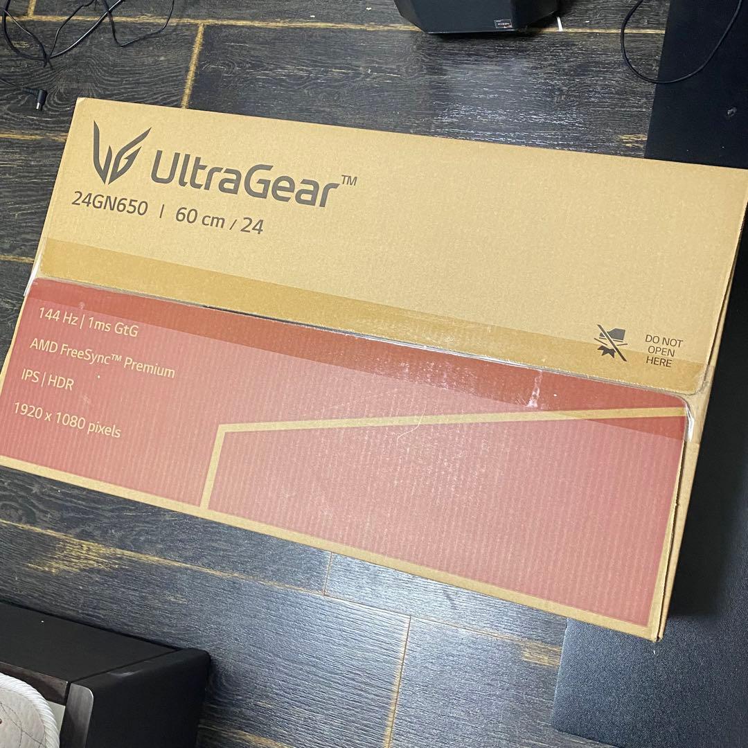 LG ゲーミングモニター 23.8インチIPSパネル144hz 動作品 箱付き