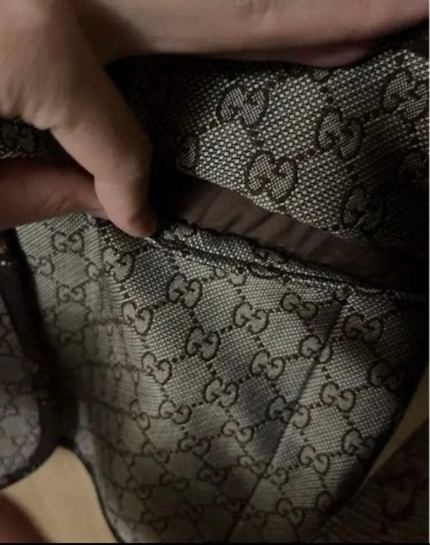 GUCCI テーラードジャケット ベージュ GGパターン