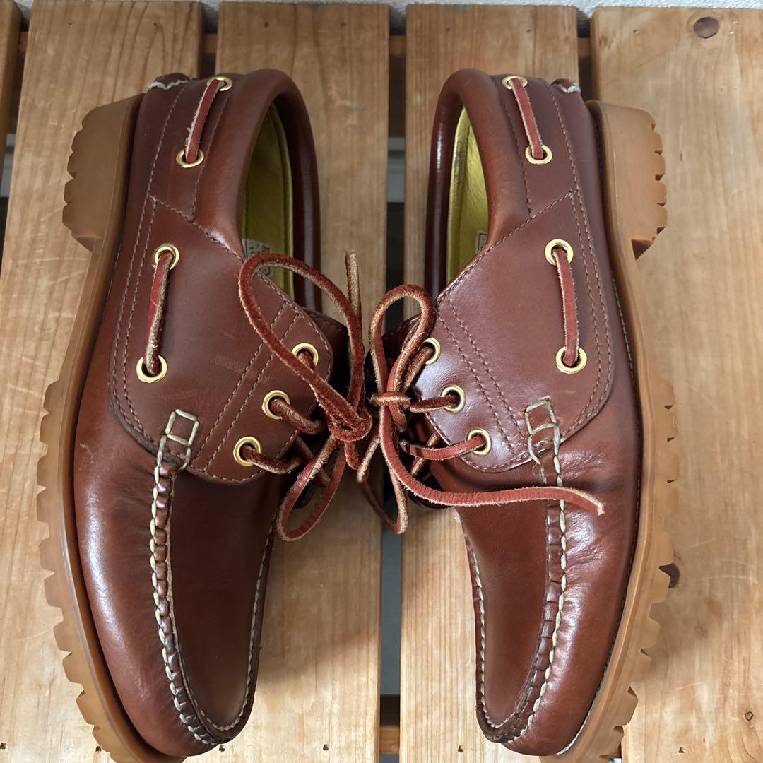 リーガル JE-38 デッキシューズ 3eye ブラウン 24 ティンバーランド