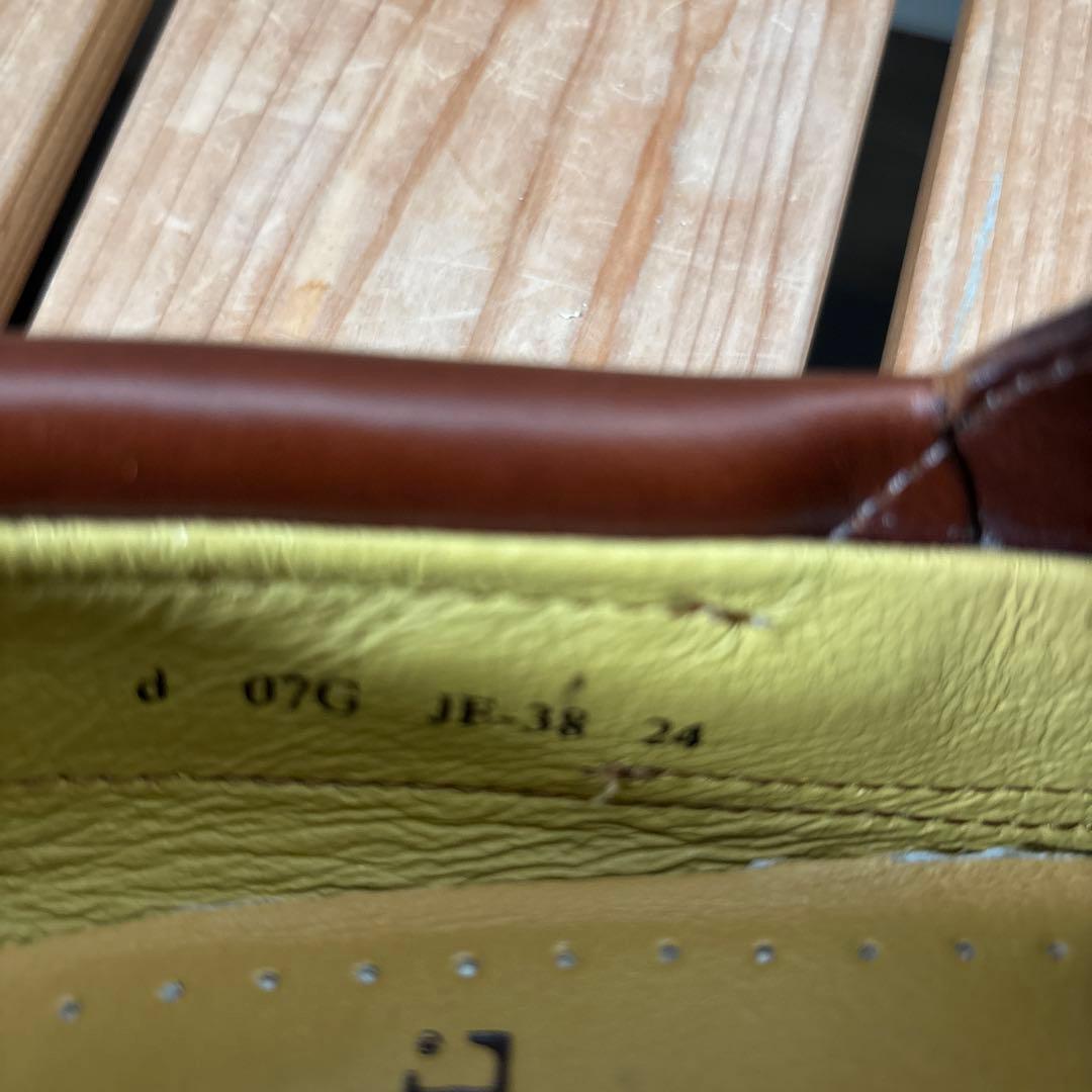 リーガル JE-38 デッキシューズ 3eye ブラウン 24 ティンバーランド