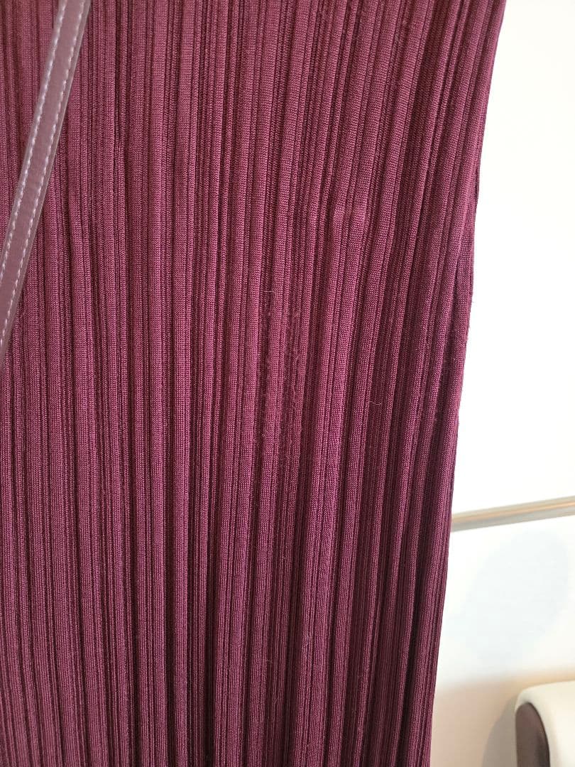 anuans スキッパータイトワンピース