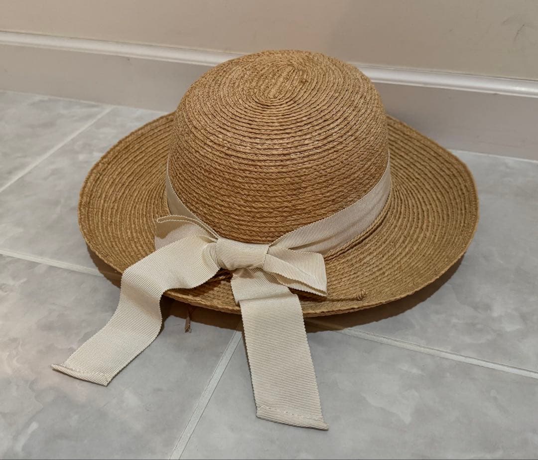 ★ヘレンカミンスキー Newport SB 麦わら帽子 クリーム L★