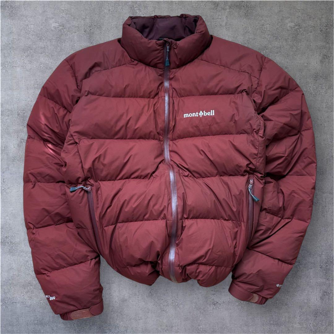 モンベル パーマフロスト ライトダウンジャケット ゴアテックス ボルドー　L