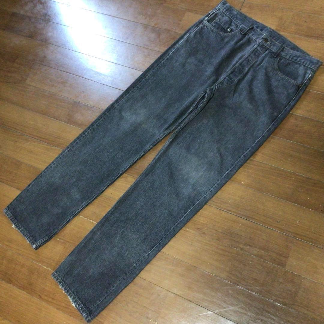 93年USA製リーバイス501 先染めブラック W38 L34
