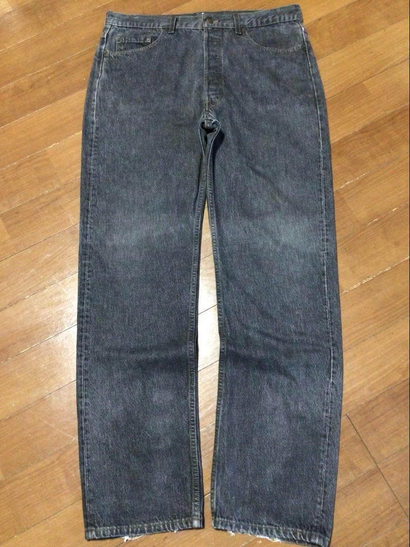 93年USA製リーバイス501 先染めブラック W38 L34