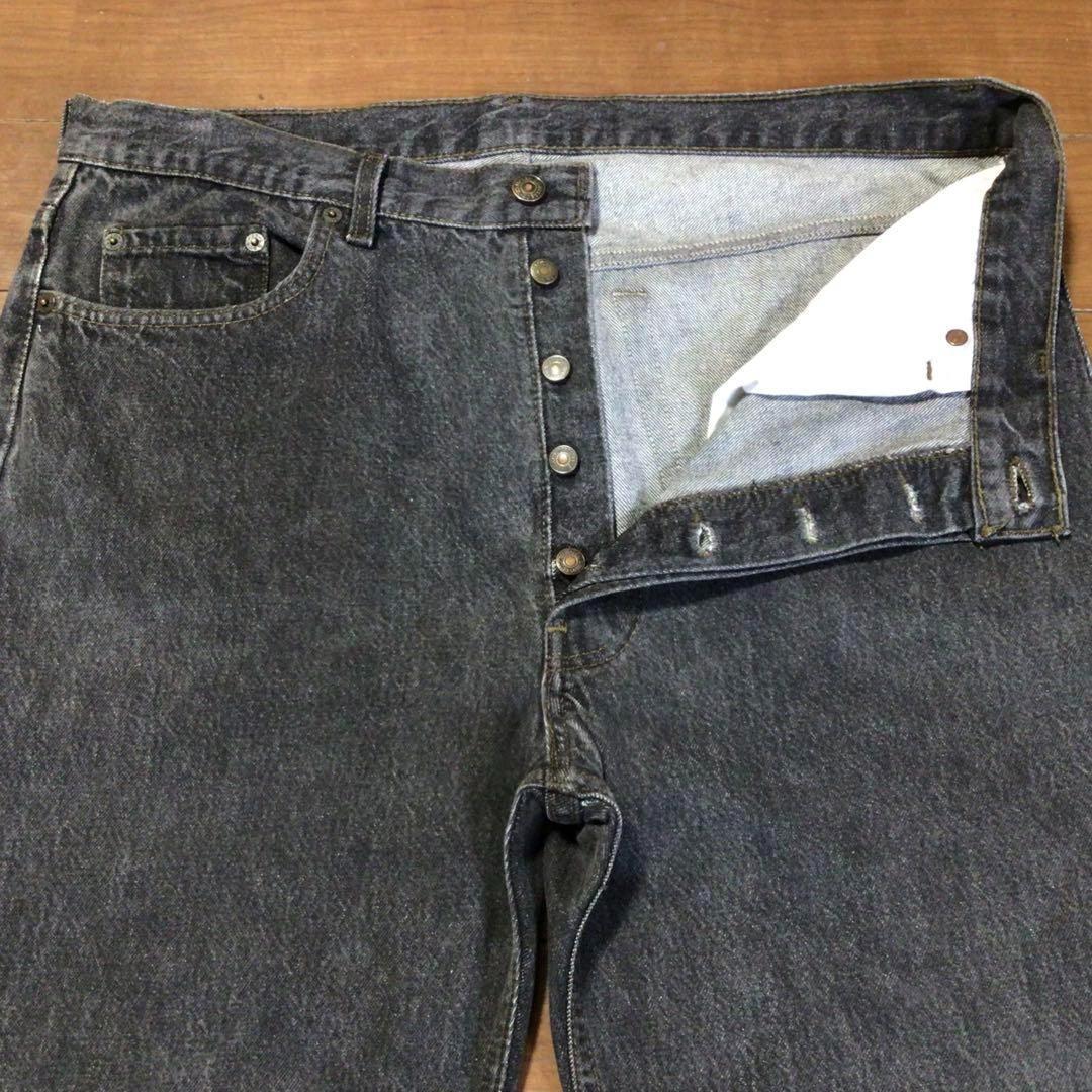 93年USA製リーバイス501 先染めブラック W38 L34