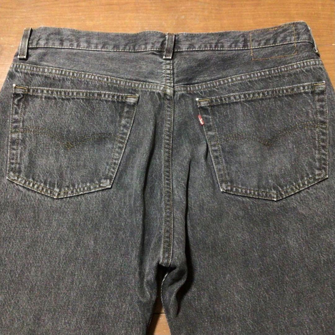 93年USA製リーバイス501 先染めブラック W38 L34