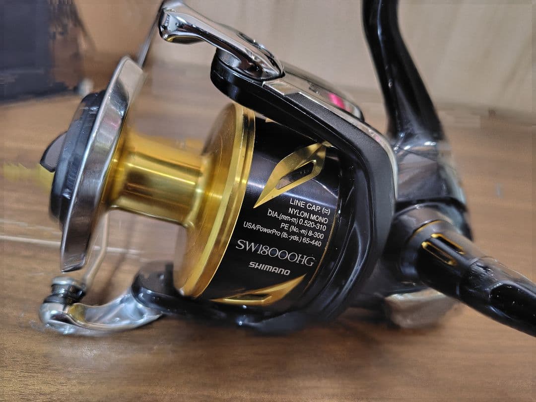 20ステラSW18000HG 夢屋13sw18000パワードラグスプール