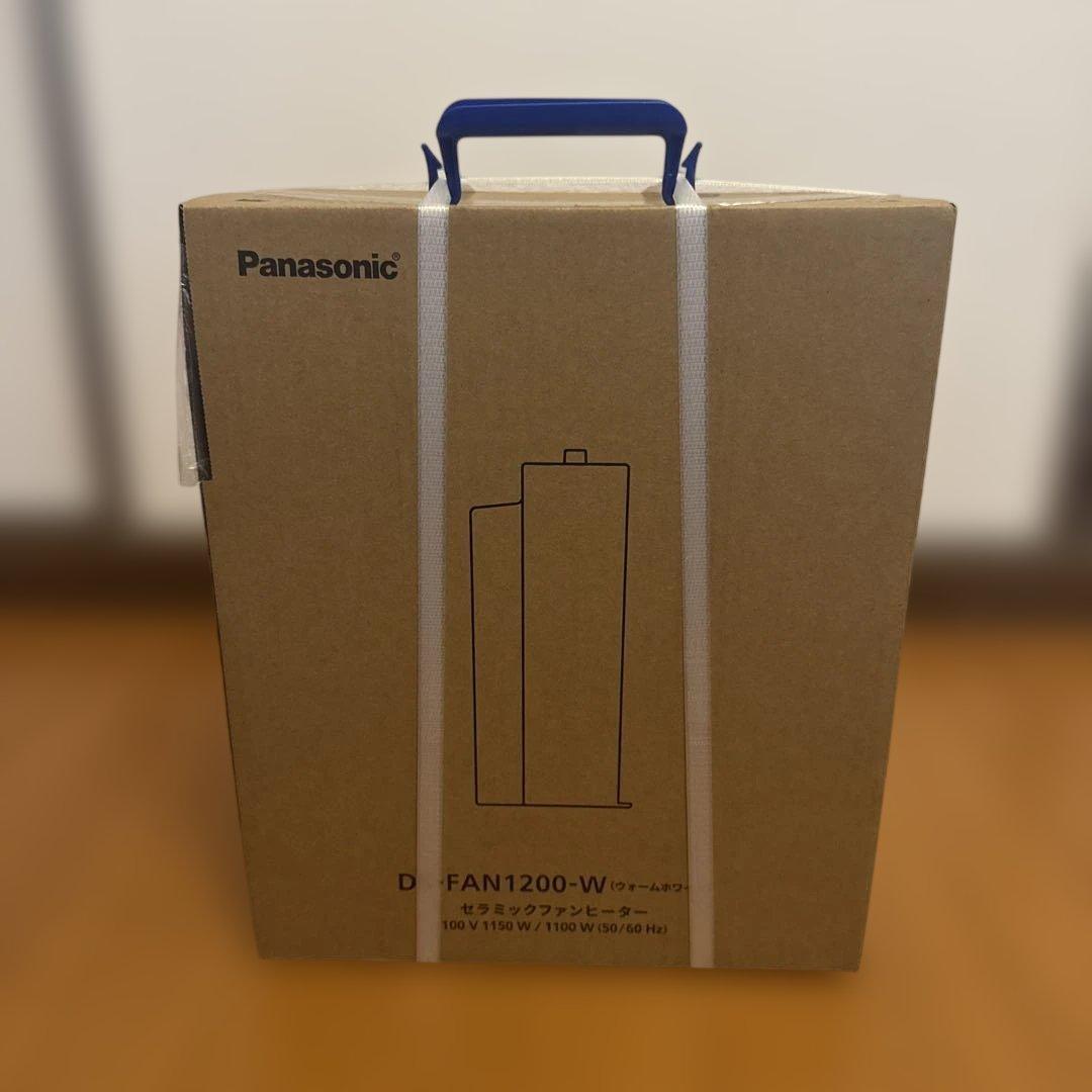 【新品】Panasonic DS-FAN1200-W セラミックファンヒーター