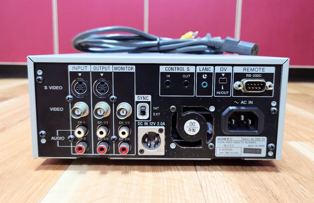 ★【中古/動作品 】★SONY DSR-20 業務用DVCAMレコーダー●現状品