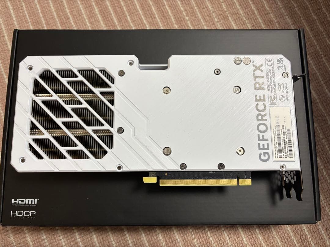 PALIT GEFORCE RTX 4060 Ti 8GB ホワイト