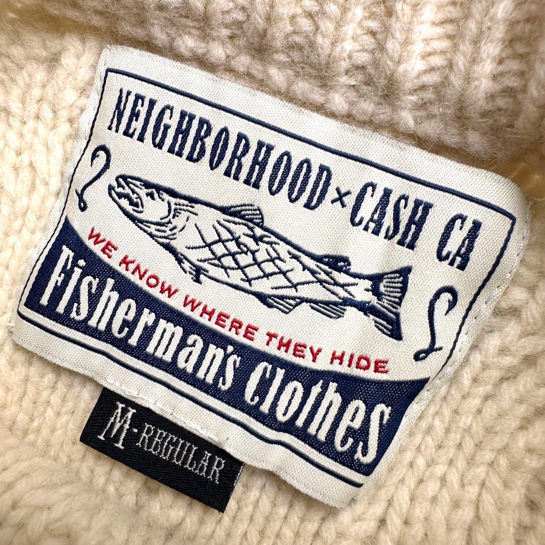 NEIGHBORHOOD X CASH CA フィッシャーマン ニット (M)