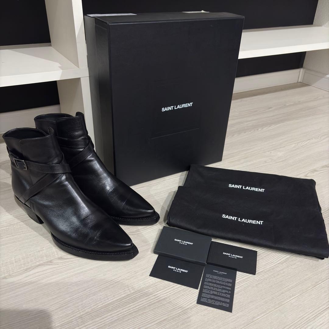 靴 SAINT LAURENT PARIS LUKAS BOOTS