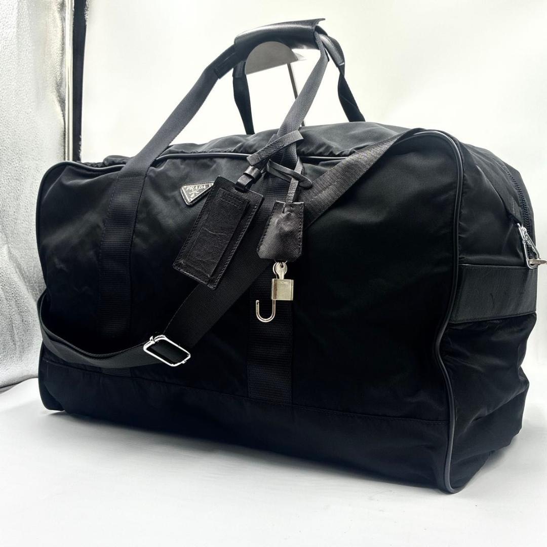 ひかりプロフ必読願います。　プラダ ボストンバッグ サフィアーノ 2way