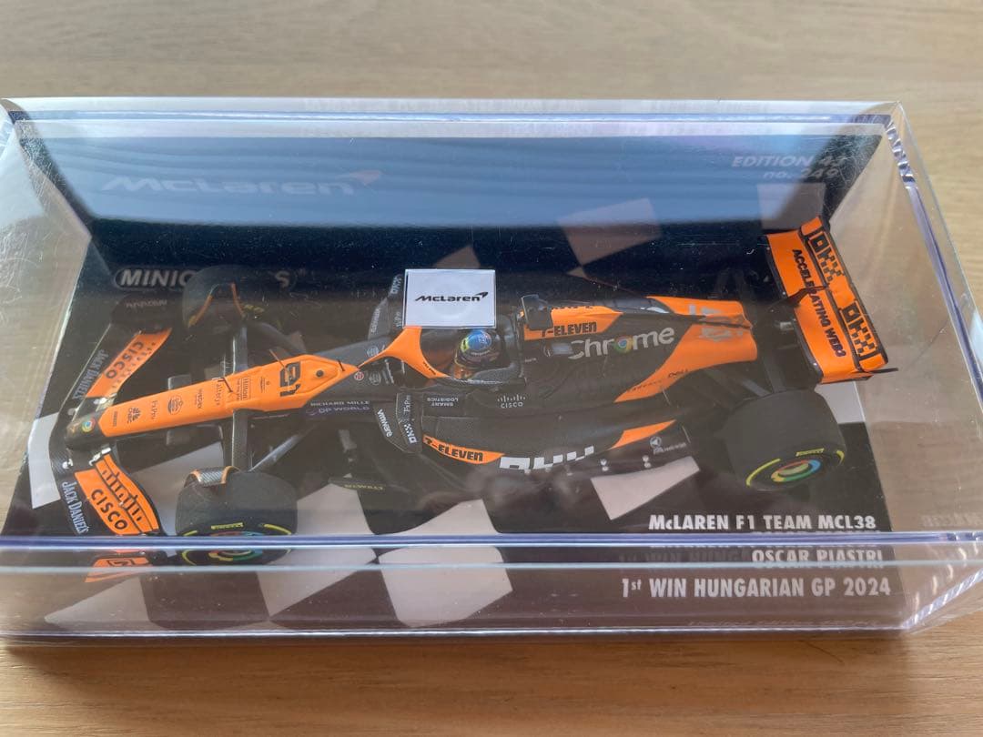 1/43 マクラーレンMCL38 ピアストリ初優勝