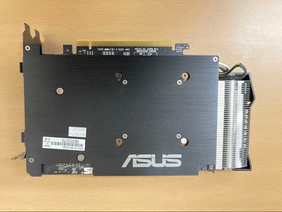 美品 ASUS STRIX GTX1060 6GB GDDR5 動作確認済み