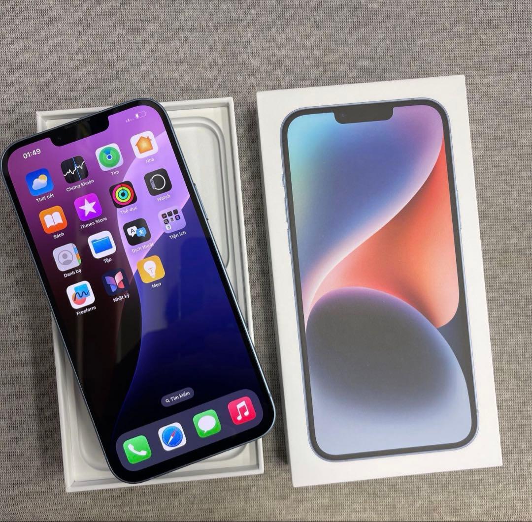 iPhone14 128GB ブルー SIMフリー 美品