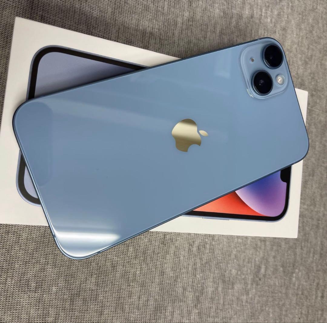 iPhone14 128GB ブルー SIMフリー 美品