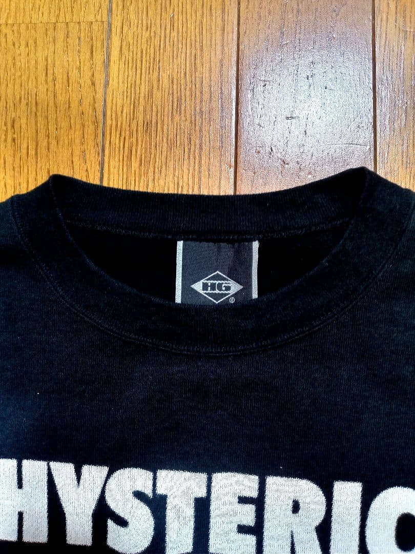 ヒステリックグラマー　スエット　トレーナー　90s　ビンテージ　ブラック　y2k