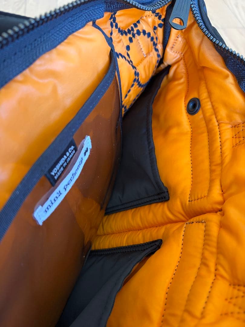 ミナペルホネンポーター ショルダーバッグ 紺色