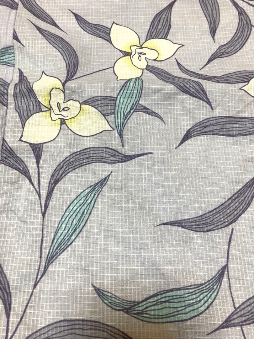 【専用です】二部式浴衣　あやめ柄　うたたね+作り帯　パタパタ結び風