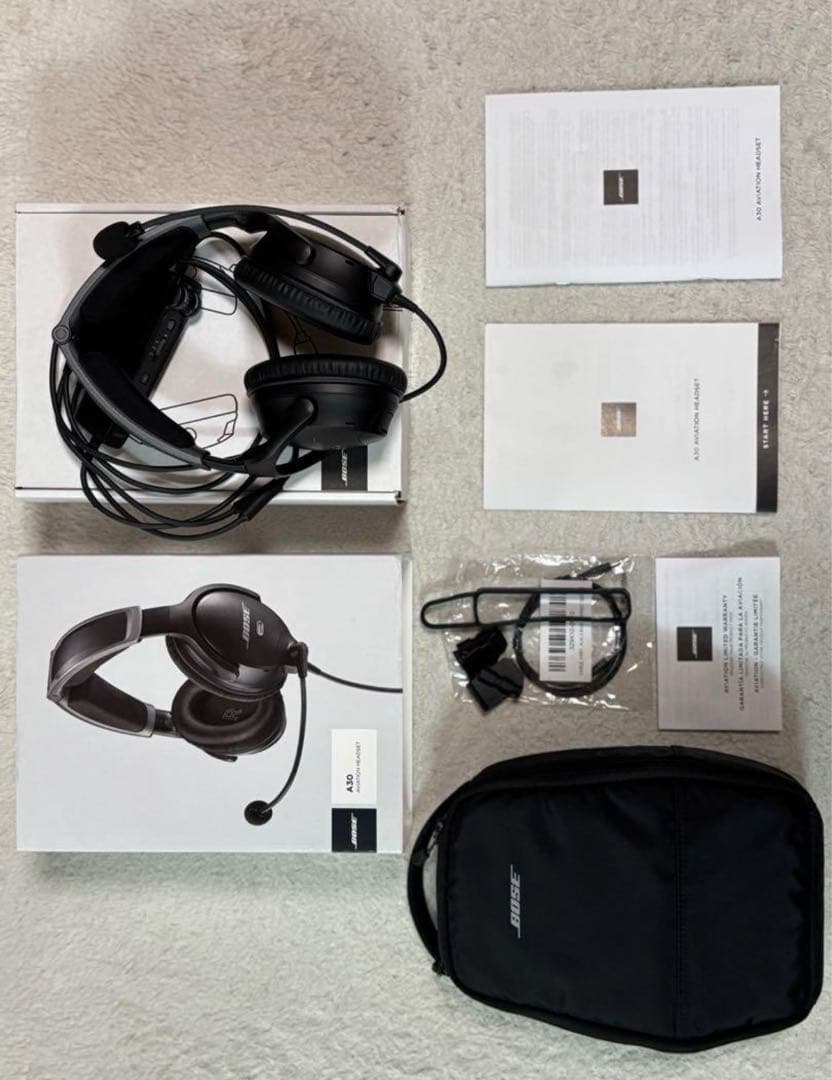 BOSE A30 ヘッドセット　デュアルプラグ