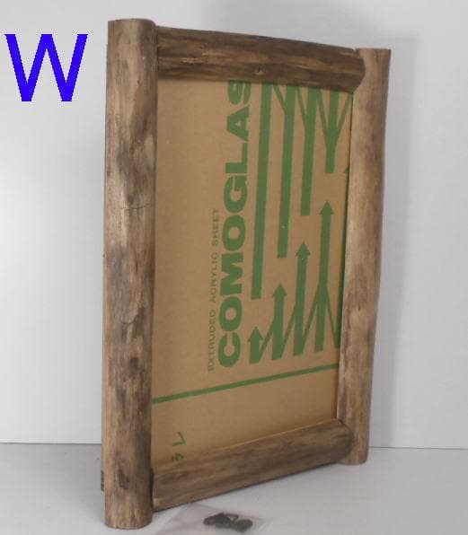 POPON◆油絵SMサイズ用の流木での額縁フレーム