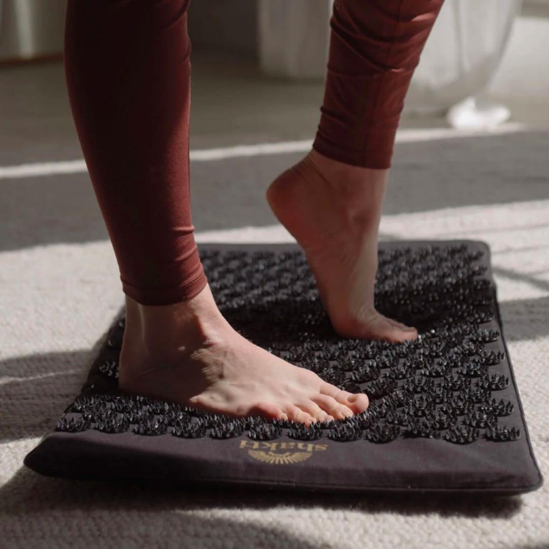 【新品・正規品】シャクティマット＆ピローセット　インディゴ　アドバンス　レベル3