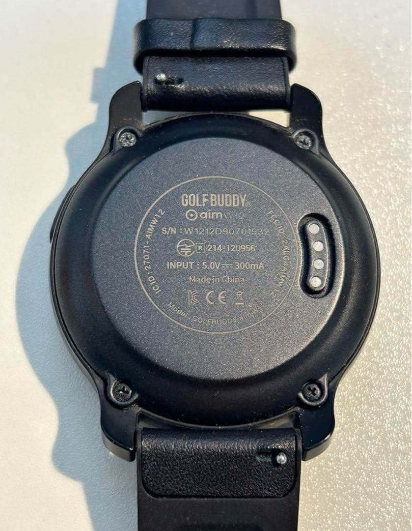 GOLF BUDDY aim W12 ゴルフ用GPSウォッチ　高低差補正有り