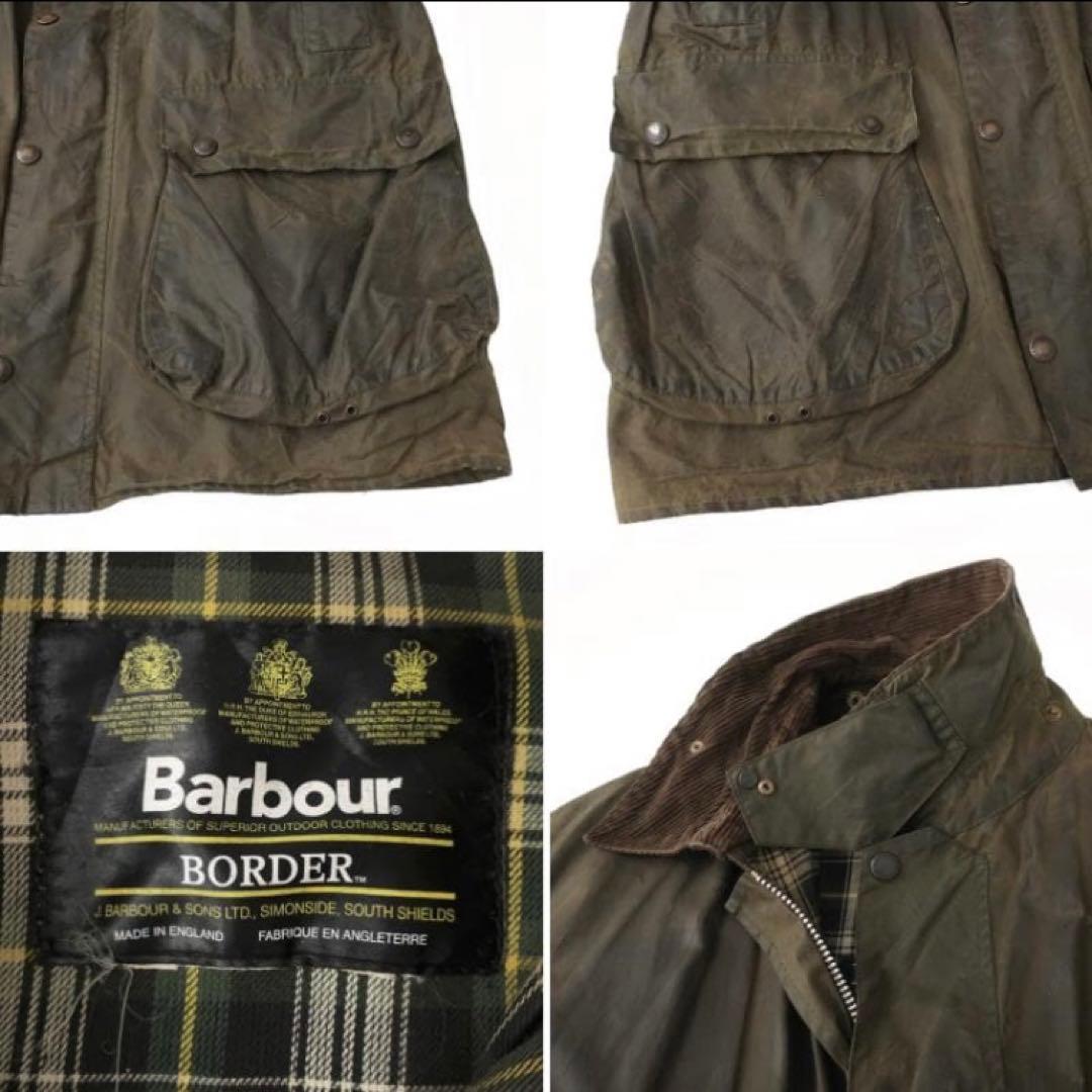 Barbour バブアー BORDER オイルドジャケット　洗浄リプルーフ済