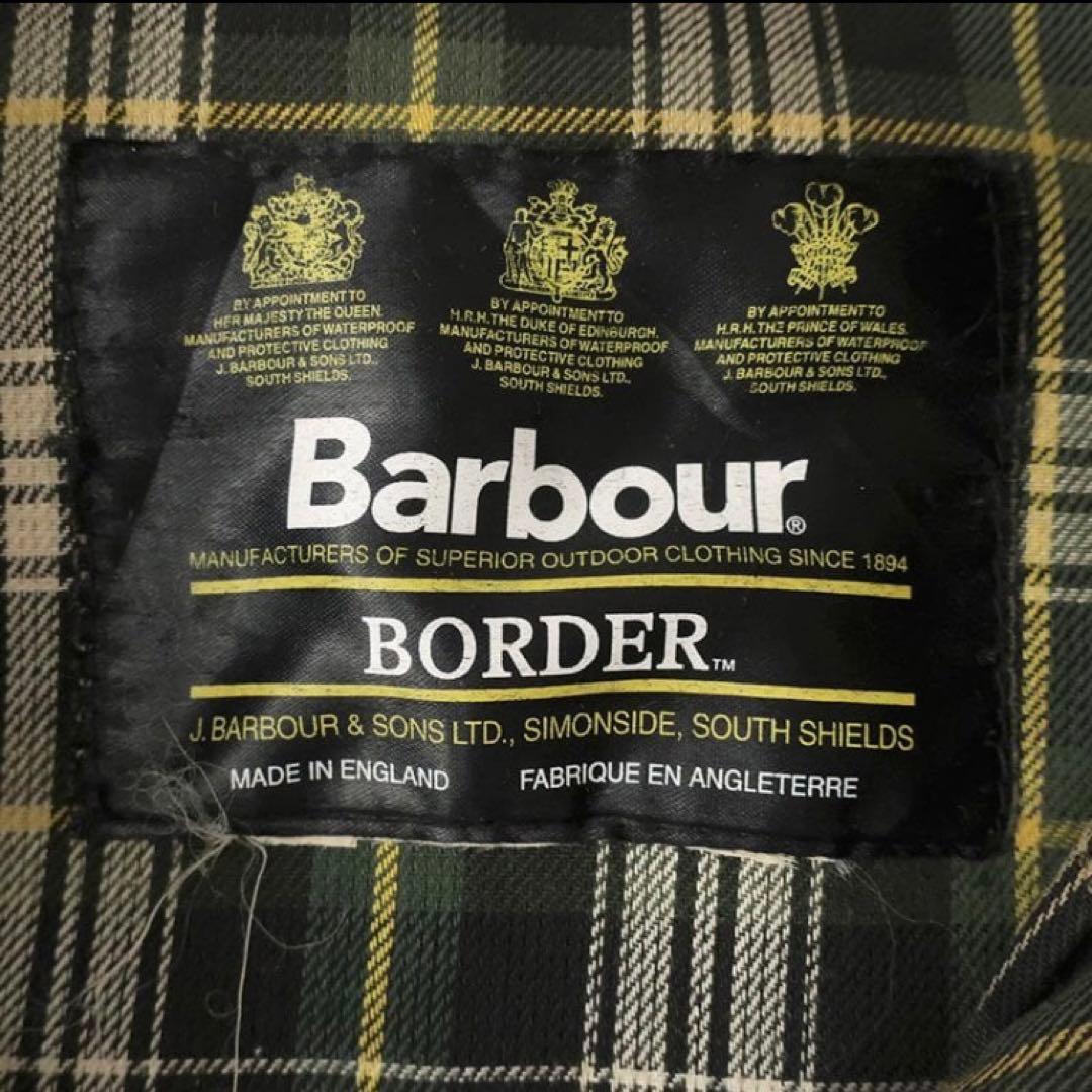Barbour バブアー BORDER オイルドジャケット　洗浄リプルーフ済
