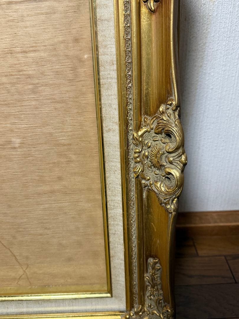 （8）油絵額縁　アンティーク ゴールド　アンティーク調 額縁 空額 ヴィンテージ