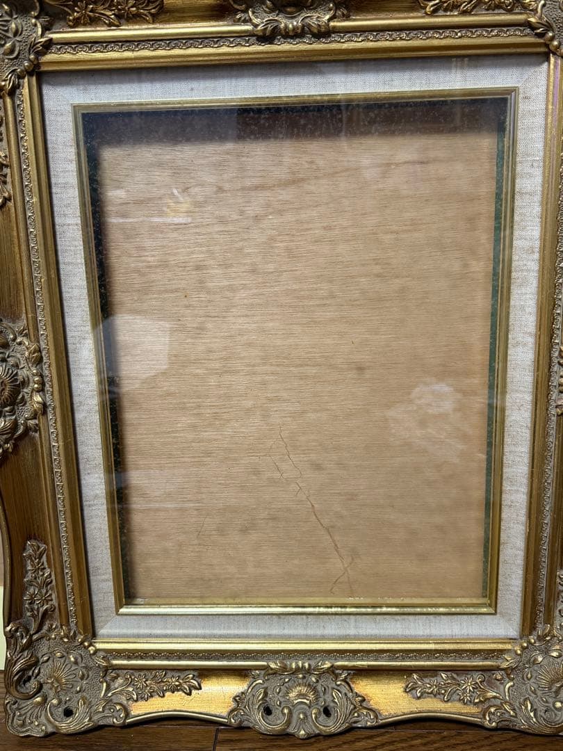 （8）油絵額縁　アンティーク ゴールド　アンティーク調 額縁 空額 ヴィンテージ