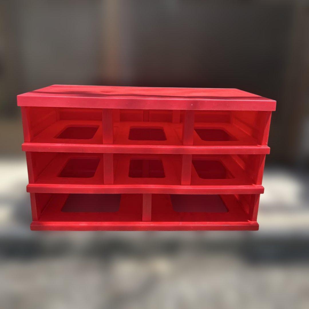 【レトロポップ】カラフルカラー収納ボックス　たチェスト おもちゃ箱　アンティーク