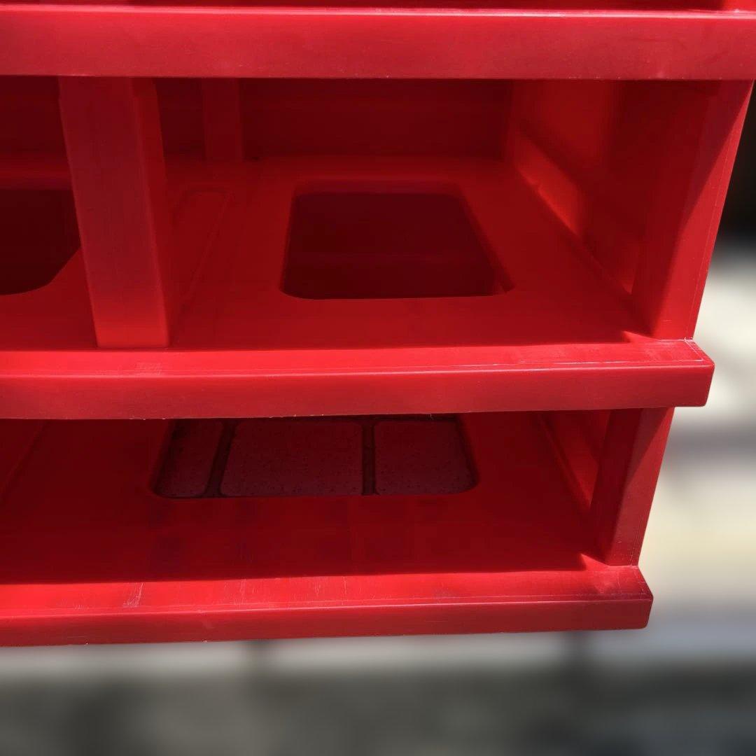 【レトロポップ】カラフルカラー収納ボックス　たチェスト おもちゃ箱　アンティーク