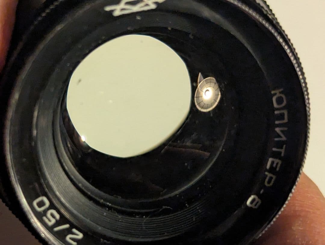 週末値下げ！ジュピター8 50mmf2 ブラック　メタルフード付き