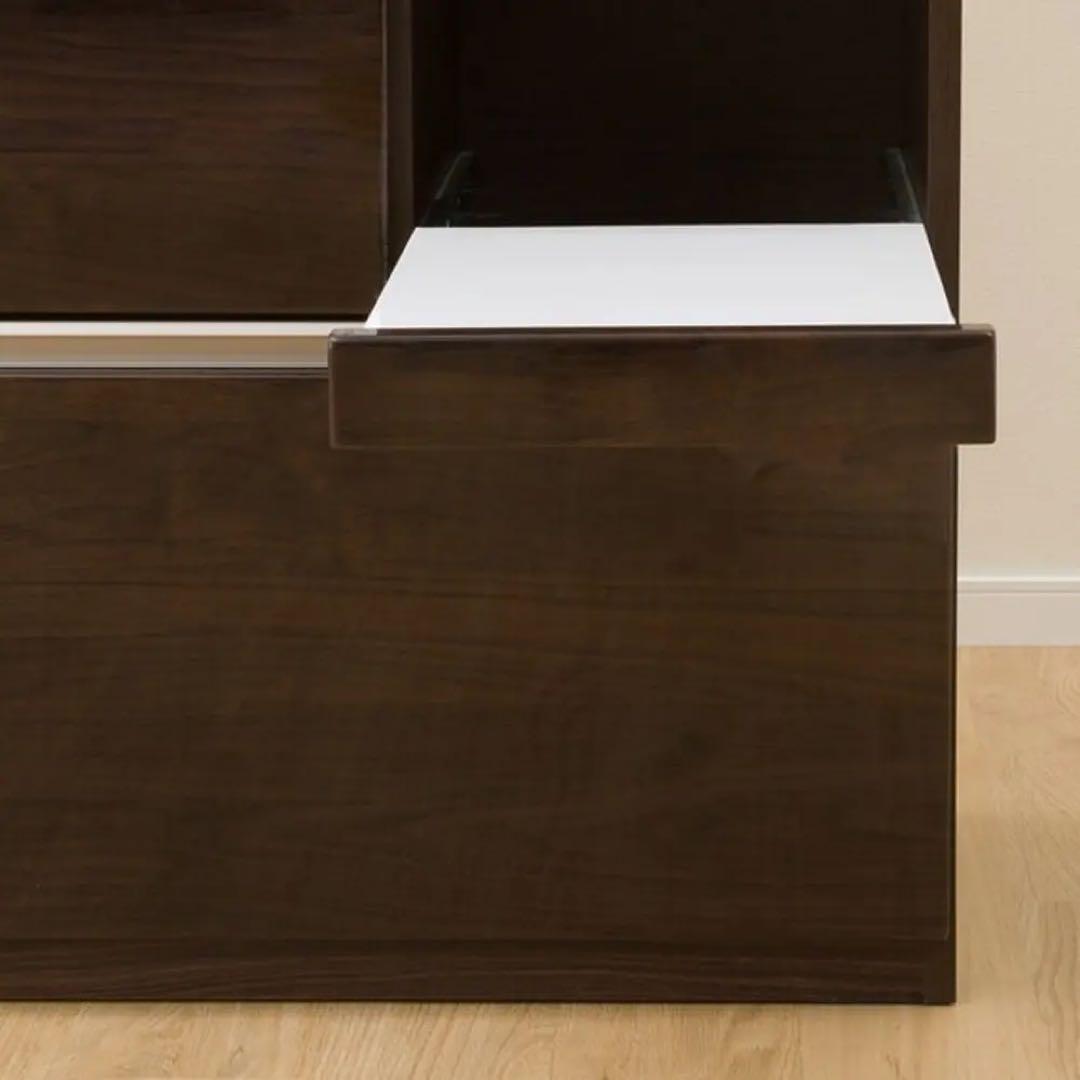 ニトリ　キッチンボード　アルミナ2 140 ダークボード