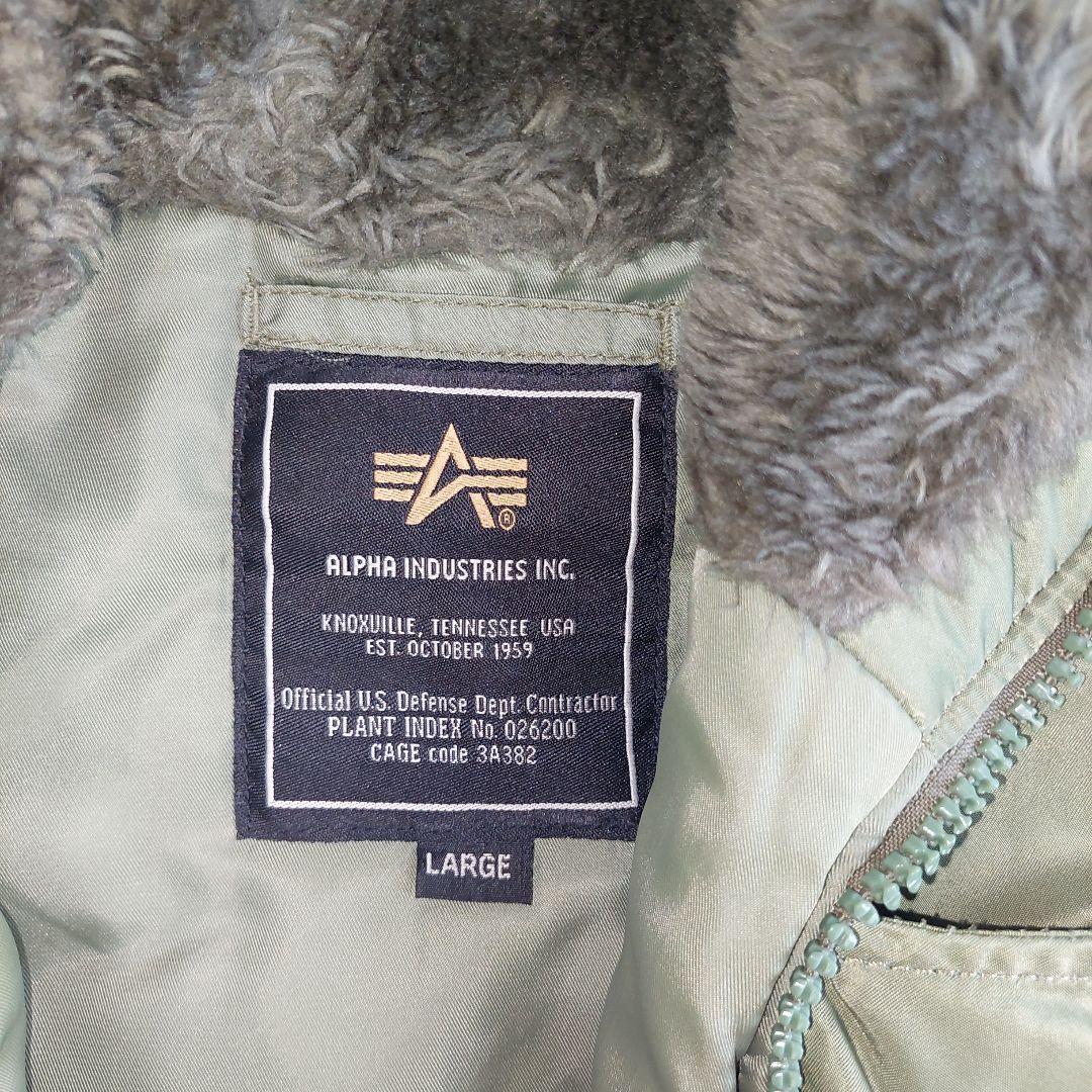 ALPHA N-3B フライトジャケット カーキ ミリタリー