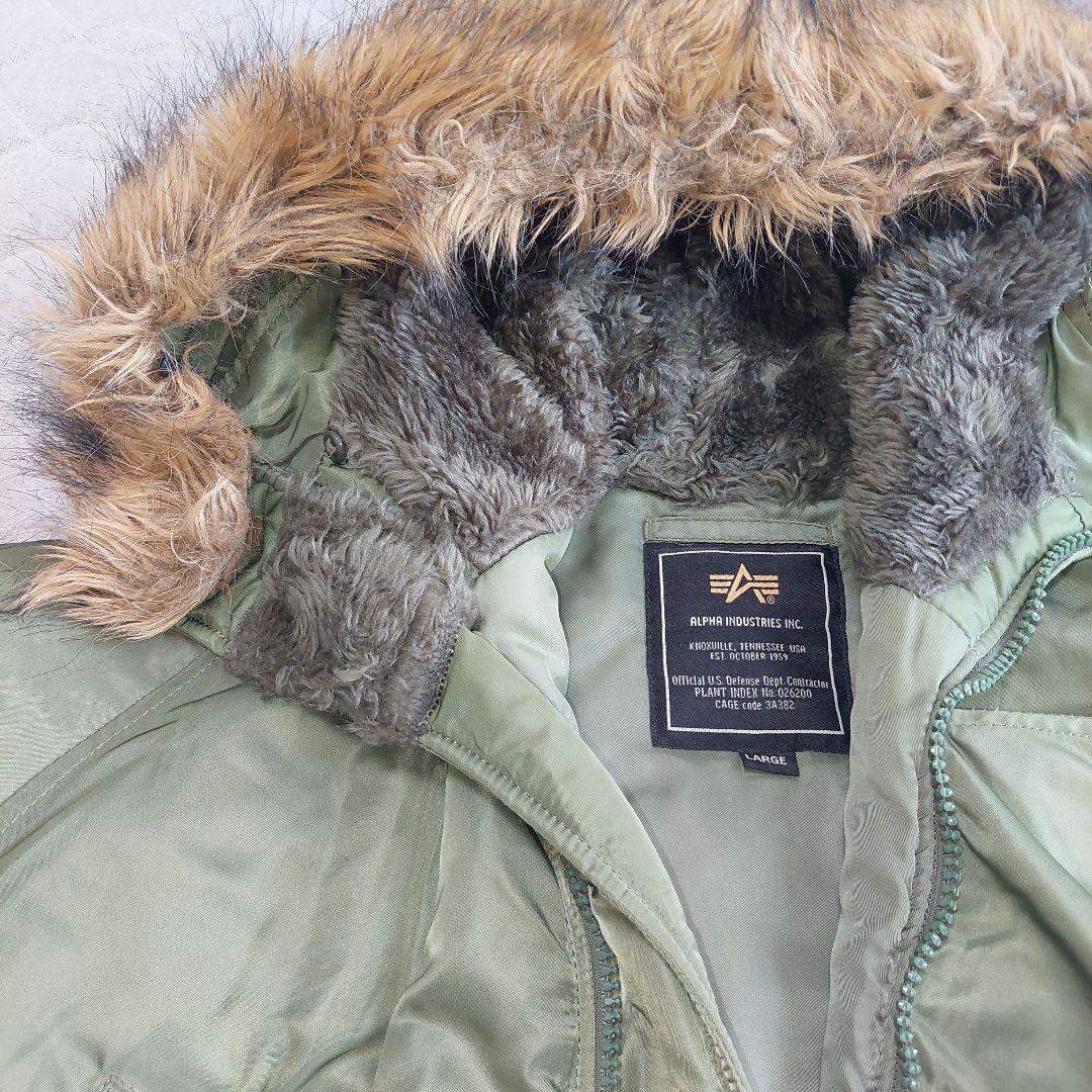 ALPHA N-3B フライトジャケット カーキ ミリタリー