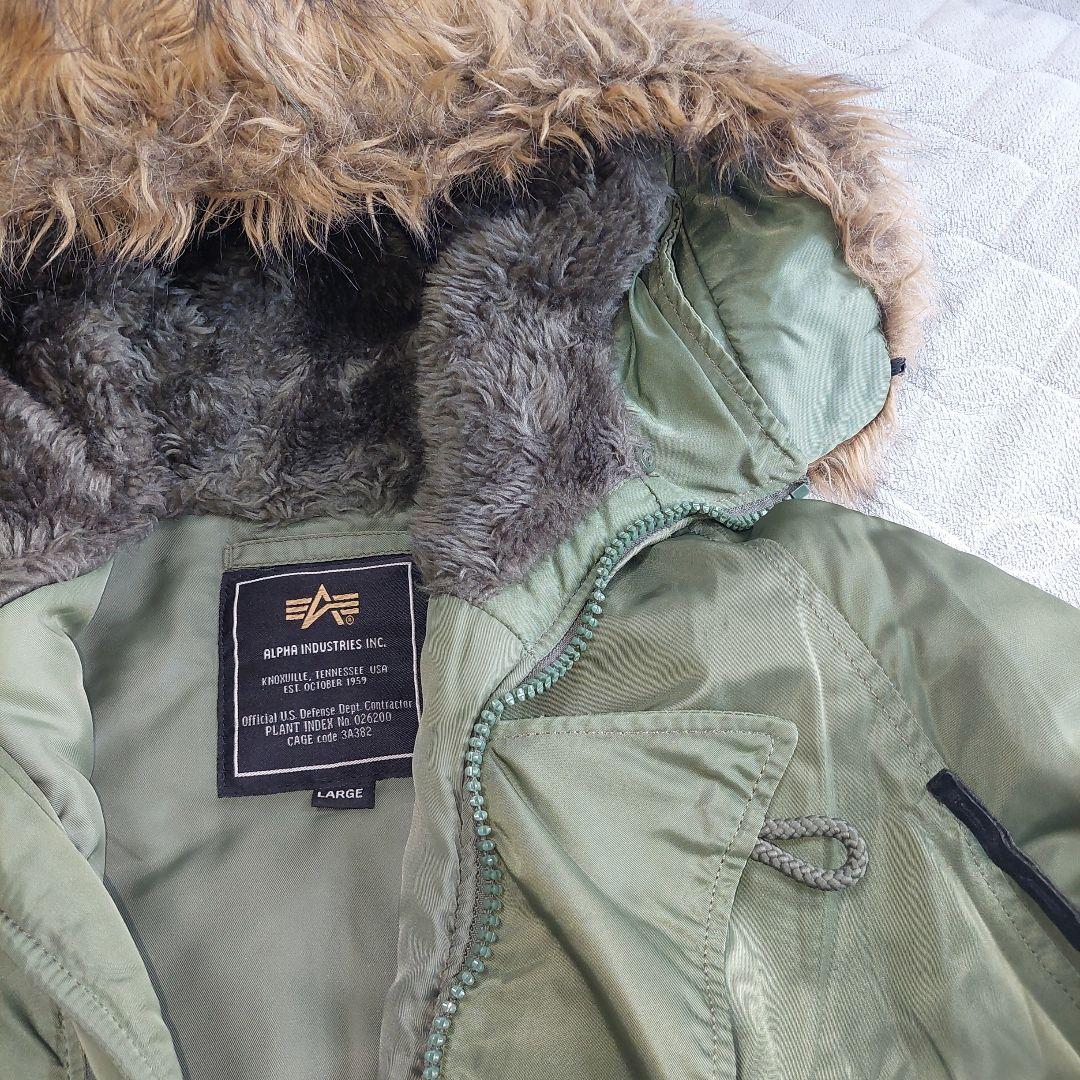 ALPHA N-3B フライトジャケット カーキ ミリタリー