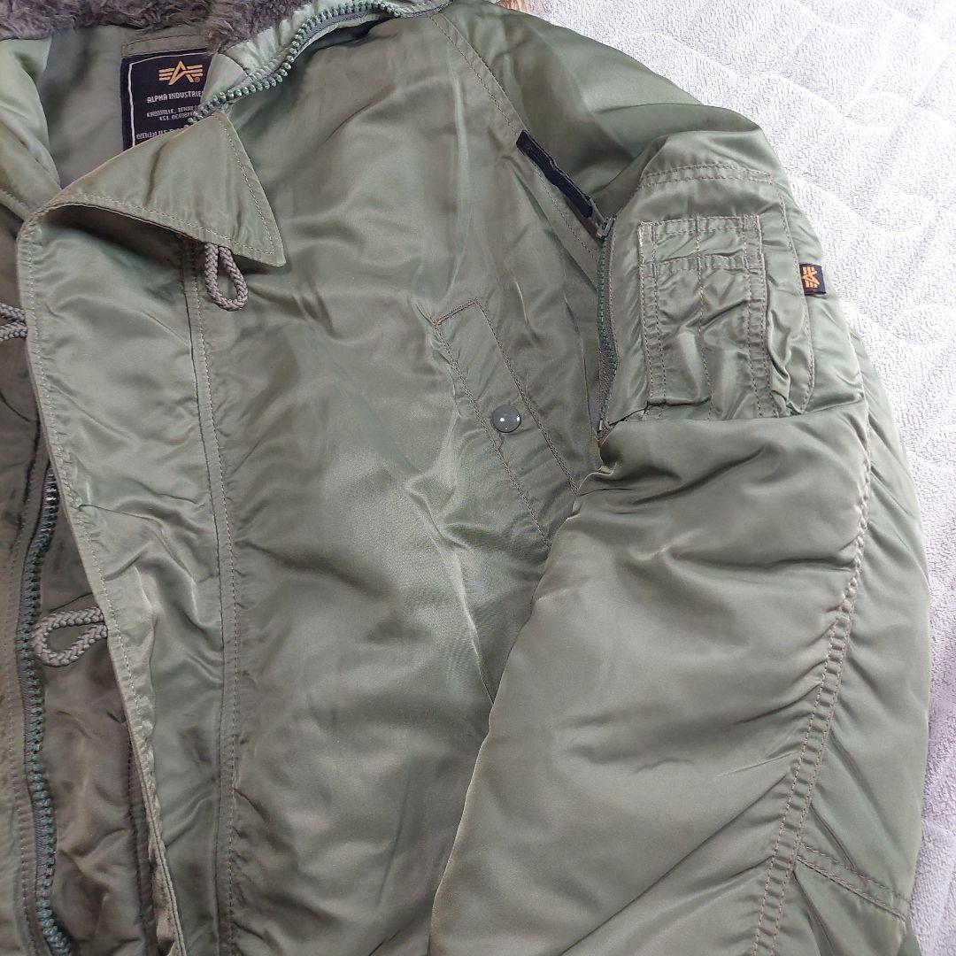 ALPHA N-3B フライトジャケット カーキ ミリタリー