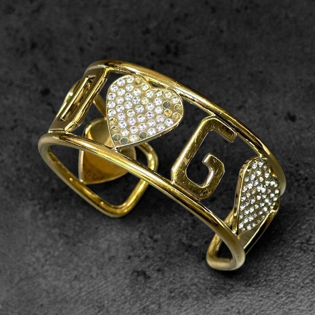 アクセサリー DOLCE&GABBANA Heart stone Gold Bangle